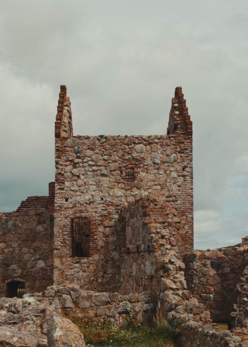 Explore the historic ruins in Allinge-Sandvig, showcasing medieval architecture.