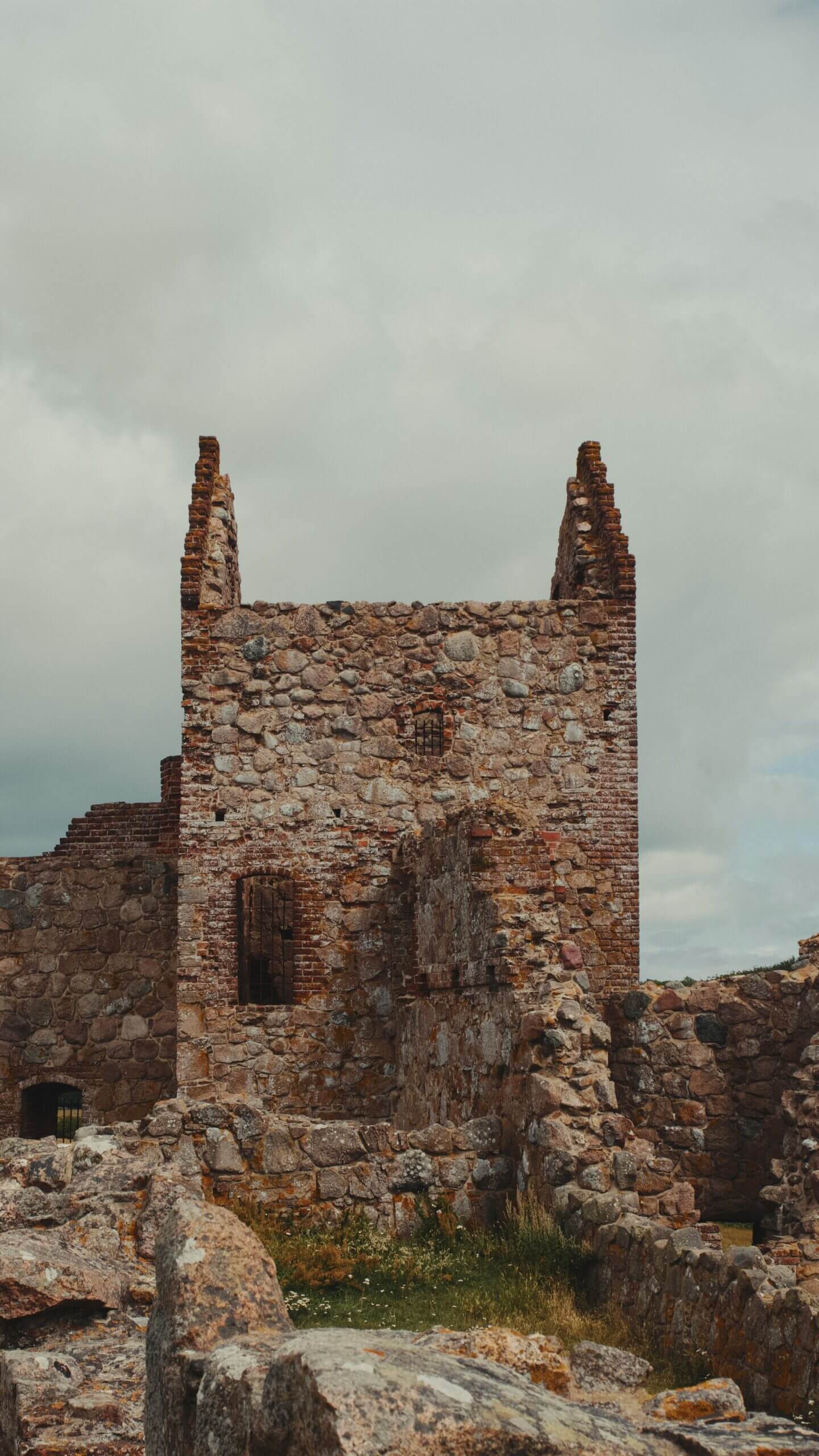 Explore the historic ruins in Allinge-Sandvig, showcasing medieval architecture.